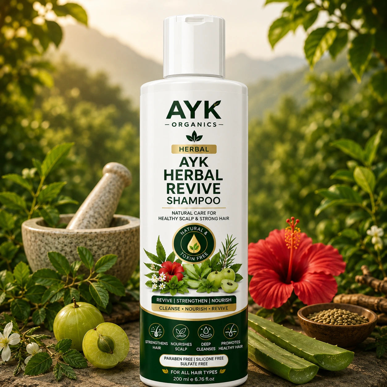 AYK Herbal Revive Shampoo