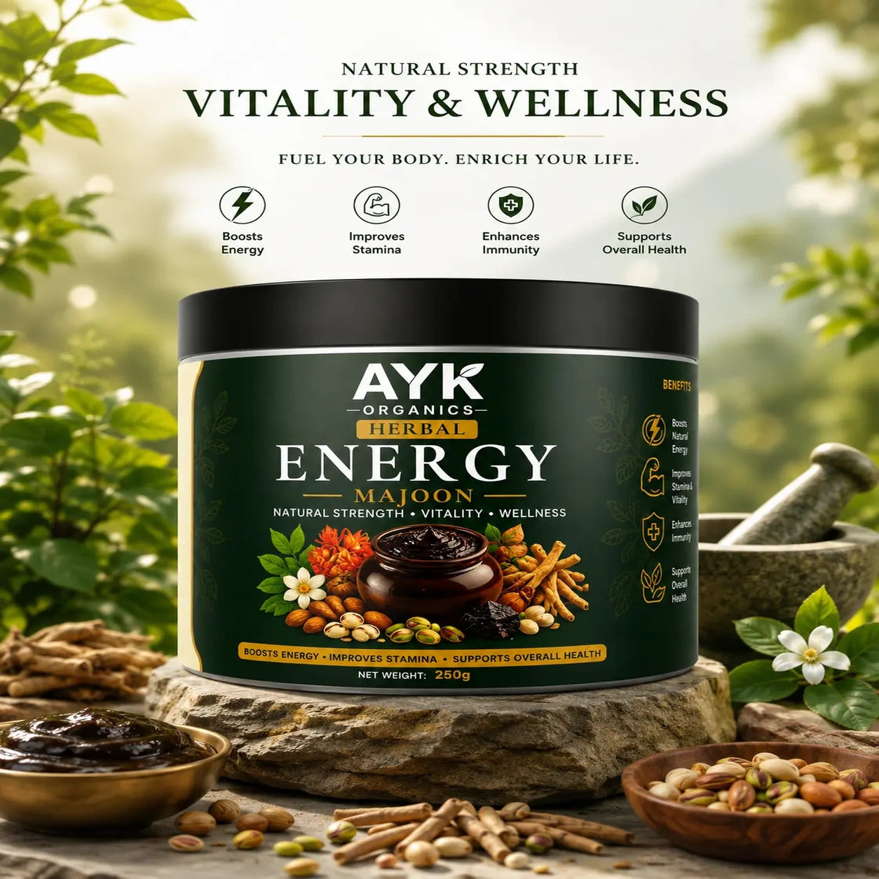 AYK Herbal Energy Majoon